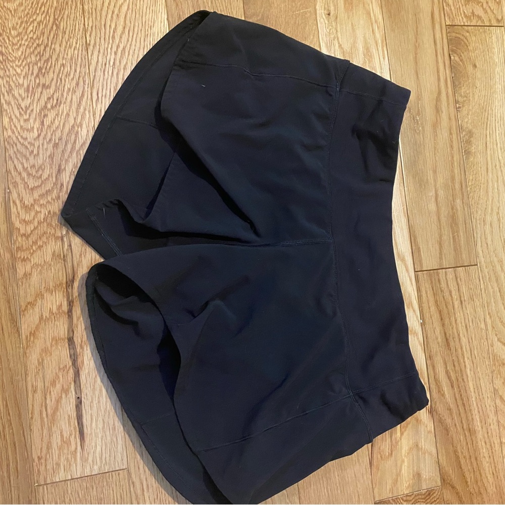 Women's Lululemon Speed Up Shorts Black